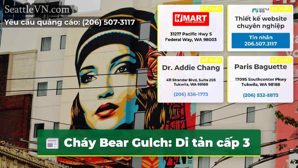 Cháy Bear Gulch: Di tản cấp 3
