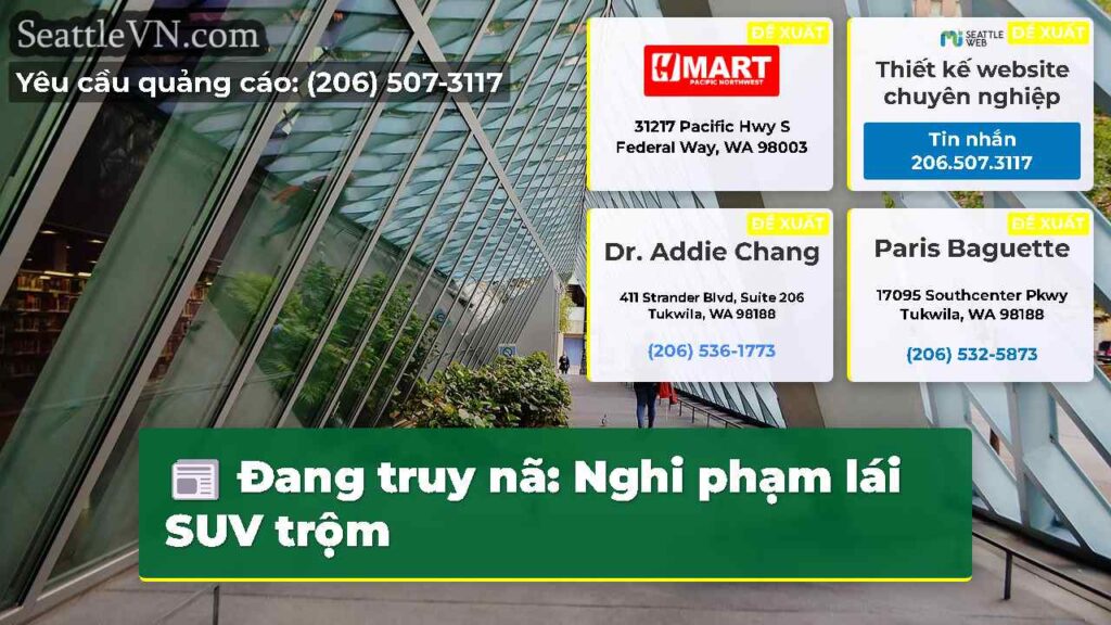 Đang truy nã: Nghi phạm lái SUV trộm