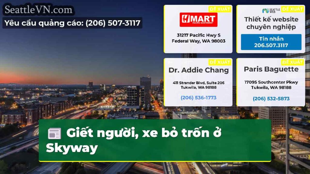 Giết người, xe bỏ trốn ở Skyway