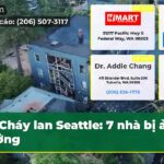 Cháy lan Seattle 7 nhà bị ảnh hưởng