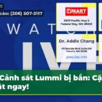 Cảnh sát Lummi bị bắn Cập nhật ngay!
