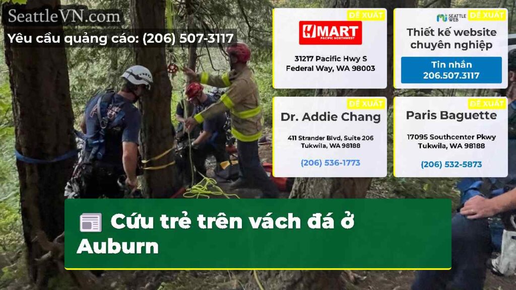 Cứu trẻ trên vách đá ở Auburn