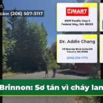 Brinnon Sơ tán vì cháy lan!