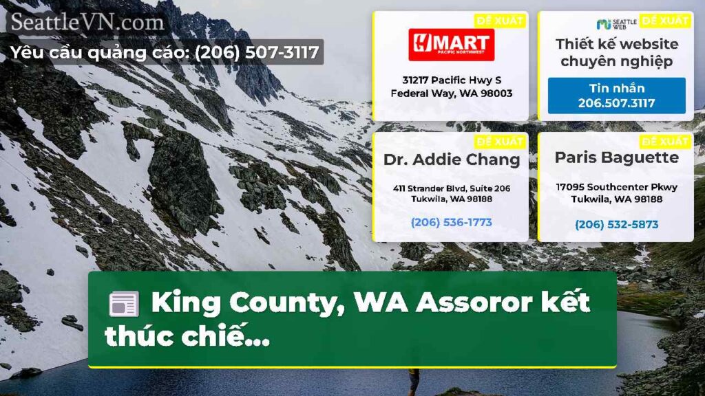 King County, WA Assoror kết thúc chiế...