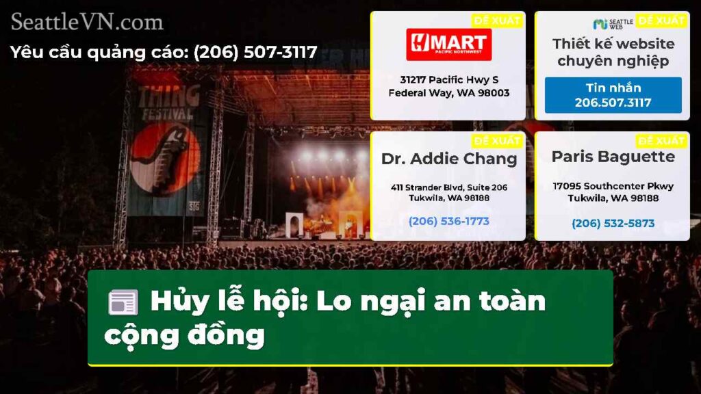 Hủy lễ hội: Lo ngại an toàn cộng đồng