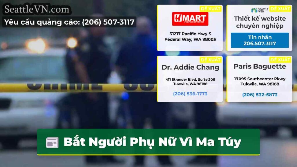 Bắt Người Phụ Nữ Vì Ma Túy