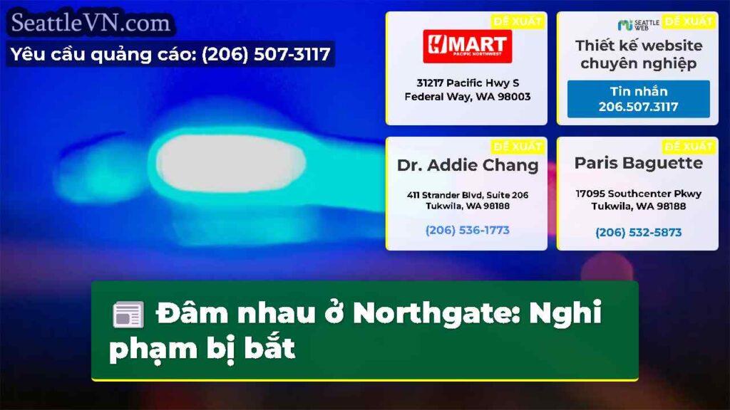 Đâm nhau ở Northgate: Nghi phạm bị bắt