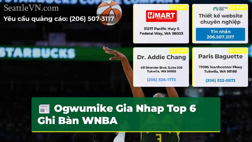 Ogwumike Gia Nhap Top 6 Ghi Bàn WNBA