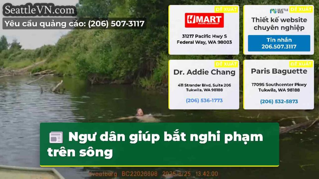 Ngư dân giúp bắt nghi phạm trên sông