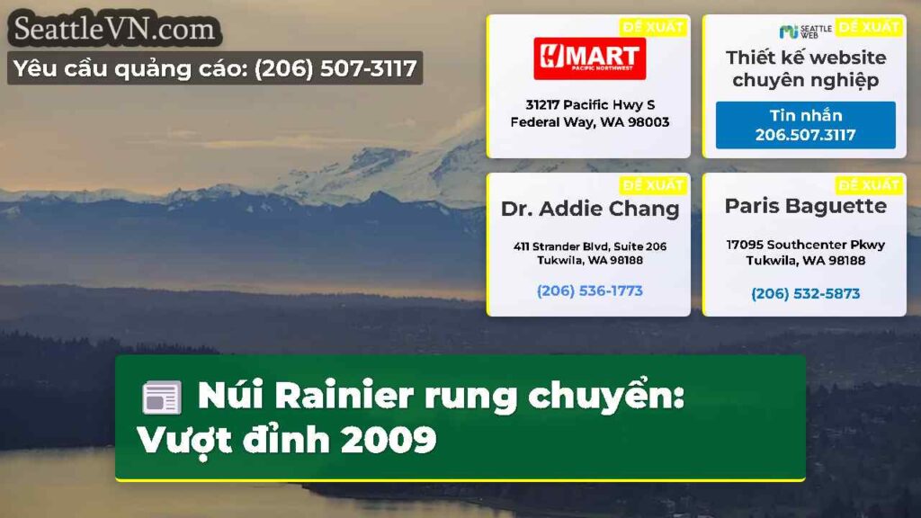 Núi Rainier rung chuyển: Vượt đỉnh 2009