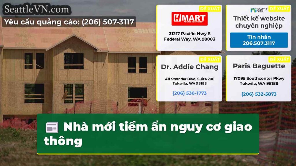 Nhà mới tiềm ẩn nguy cơ giao thông