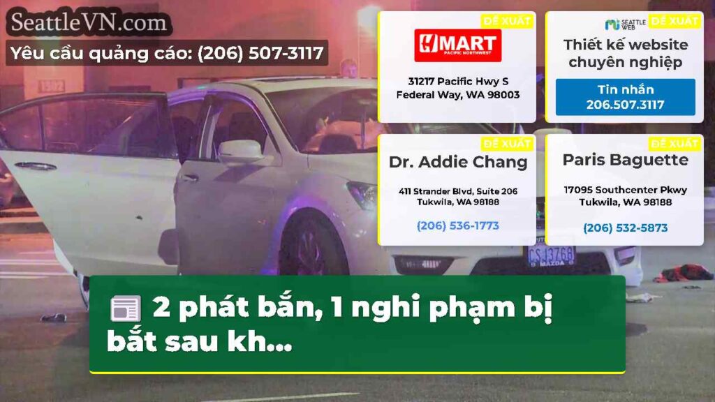 2 phát bắn, 1 nghi phạm bị bắt sau kh...