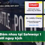 Đâm nhau tại Safeway 1 người nguy kịch