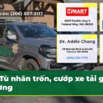 Tù nhân trốn cướp xe tải giữa đường