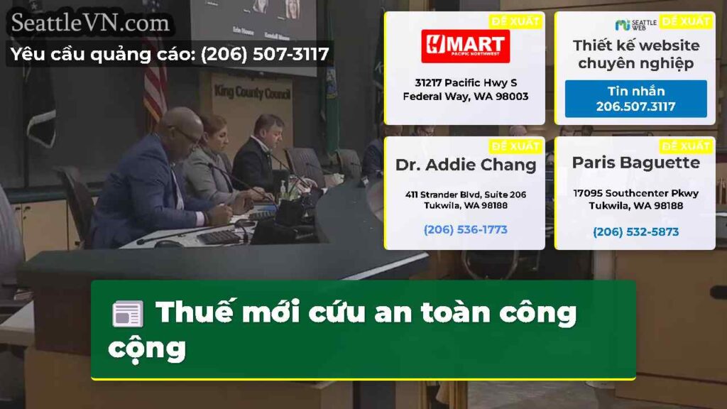 Thuế mới cứu an toàn công cộng