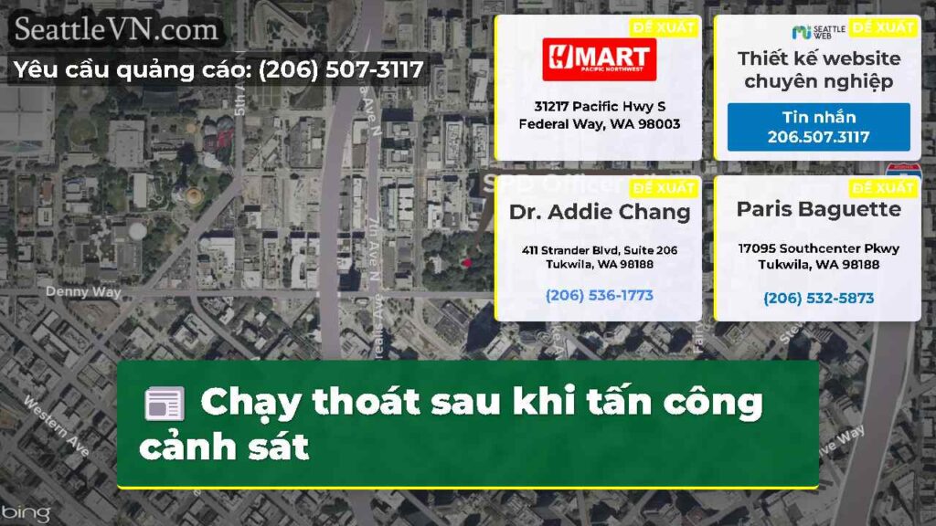 Chạy thoát sau khi tấn công cảnh sát
