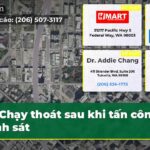Chạy thoát sau khi tấn công cảnh sát