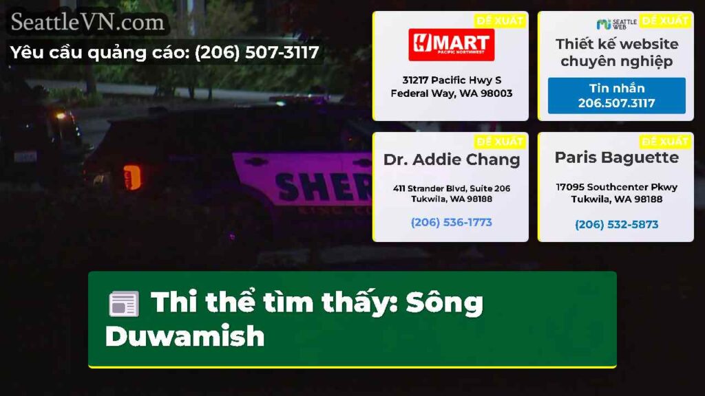 Thi thể tìm thấy: Sông Duwamish