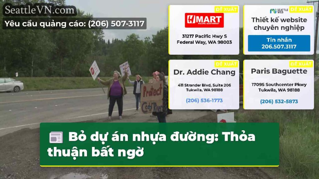 Bỏ dự án nhựa đường: Thỏa thuận bất ngờ