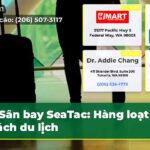 Sân bay SeaTac Hàng loạt khách du lịch
