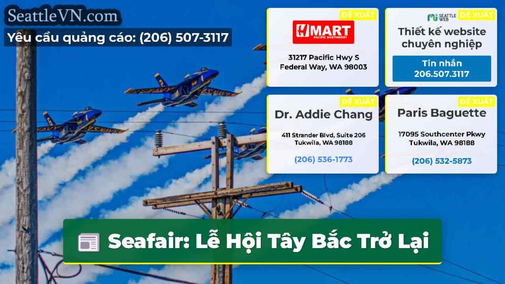 Seafair: Lễ Hội Tây Bắc Trở Lại