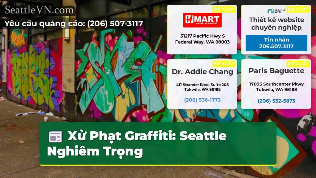 Xử Phạt Graffiti: Seattle Nghiêm Trọng