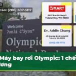 Máy bay rơi Olympic 1 chết 2 thương