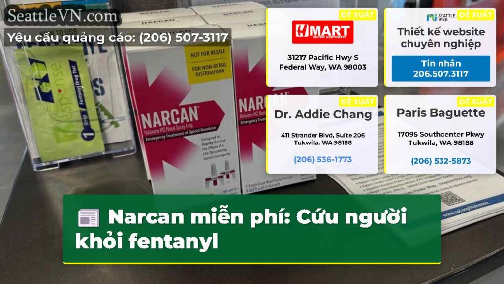 Narcan miễn phí: Cứu người khỏi fentanyl