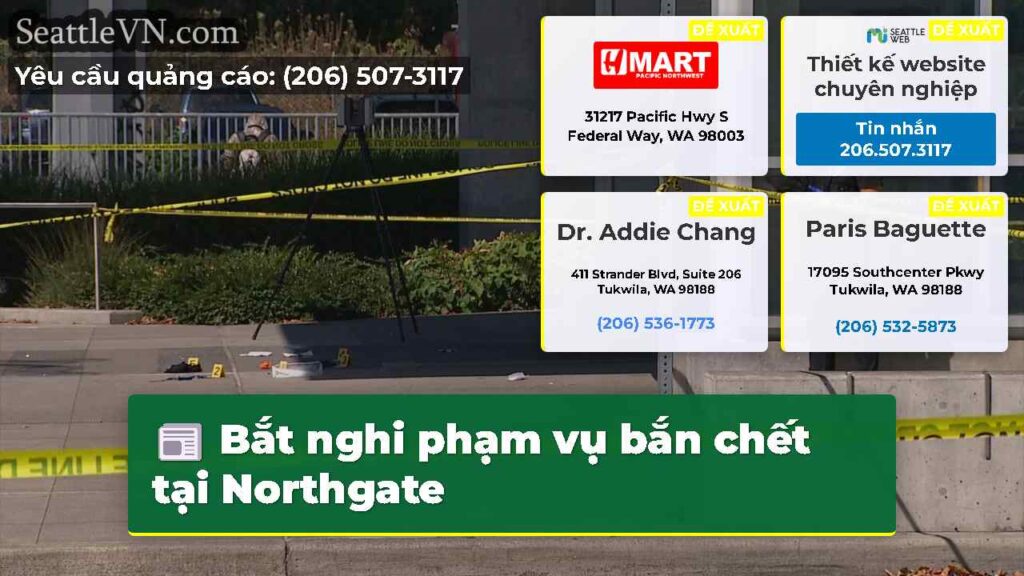 Bắt nghi phạm vụ bắn chết tại Northgate