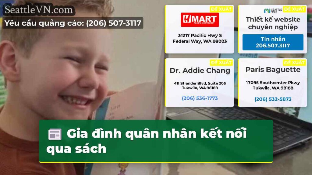 Gia đình quân nhân kết nối qua sách