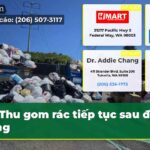 Thu gom rác tiếp tục sau đình công