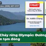 Cháy rừng Olympic Đường mòn tạm đóng