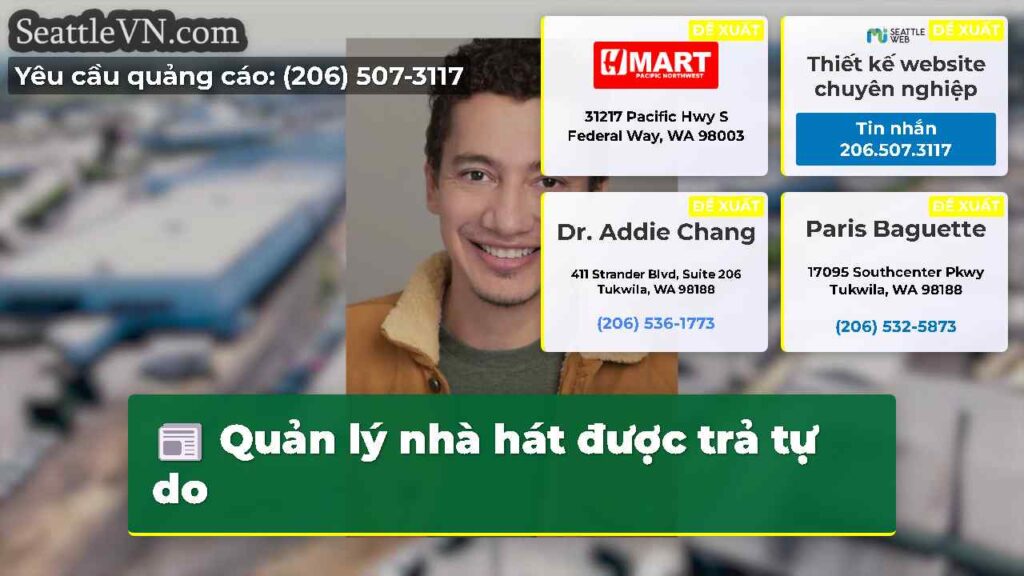 Quản lý nhà hát được trả tự do