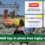 Mất tay vì pháo hoa ngày 4/7