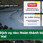 Dịch vụ rác Hoàn thành từ thứ Hai
