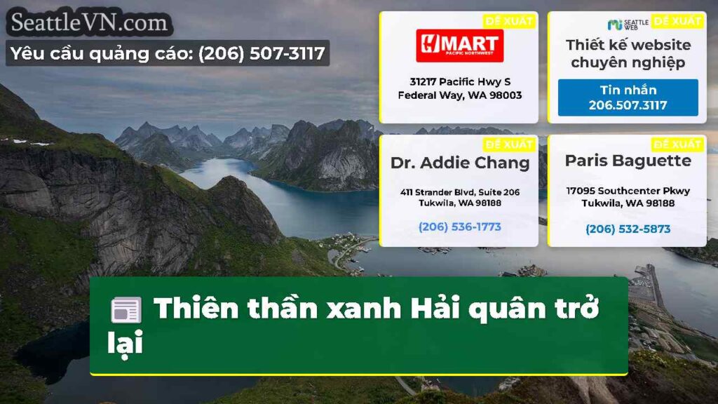 Thiên thần xanh Hải quân trở lại