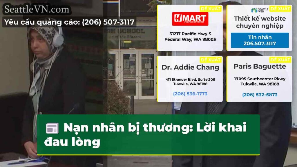 Nạn nhân bị thương: Lời khai đau lòng