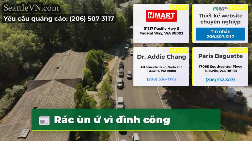 Rác ùn ứ vì đình công