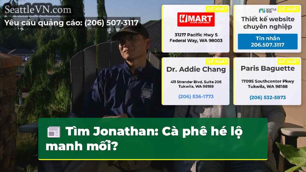 Tìm Jonathan: Cà phê hé lộ manh mối?