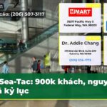 Sea-Tac 900k khách nguy cơ phá kỷ lục