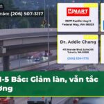 I-5 Bắc Giảm làn vẫn tắc đường