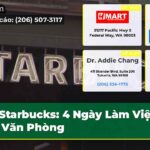 Starbucks 4 Ngày Làm Việc Tại Văn Phòng