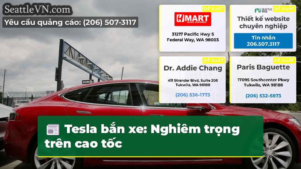 Tesla bắn xe: Nghiêm trọng trên cao tốc