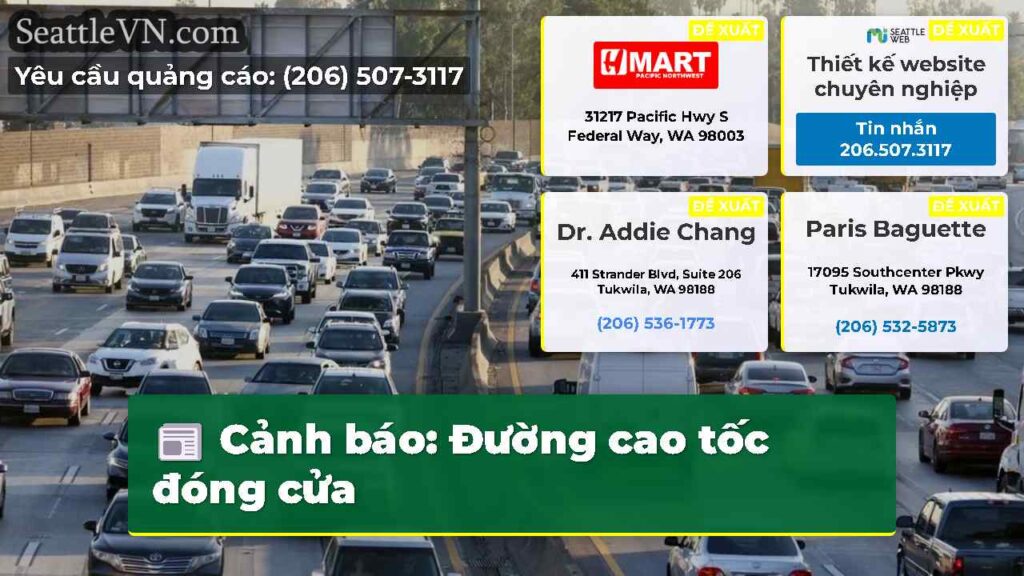 Cảnh báo: Đường cao tốc đóng cửa