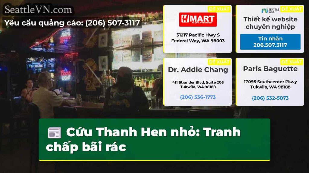 Cứu Thanh Hen nhỏ: Tranh chấp bãi rác