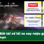 Bắt tài xế lái xe say rượu gây tai nạn