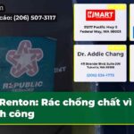 Renton Rác chồng chất vì đình công