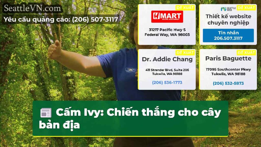 Cấm Ivy: Chiến thắng cho cây bản địa