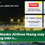 Alaska Airlines thang máy dừng trên t…