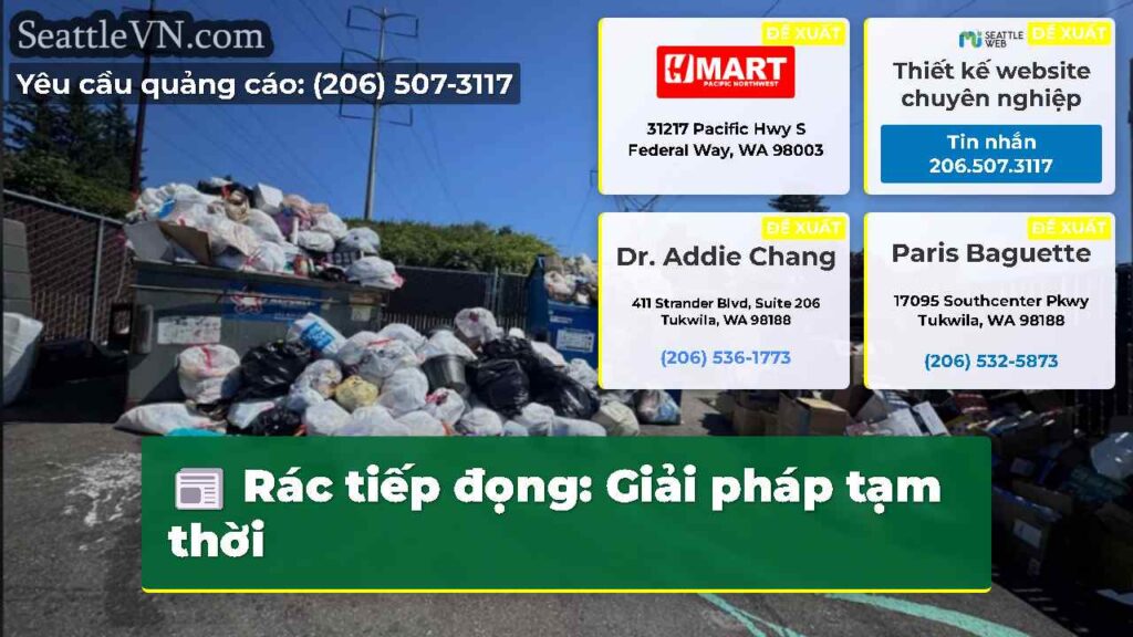Rác tiếp đọng: Giải pháp tạm thời